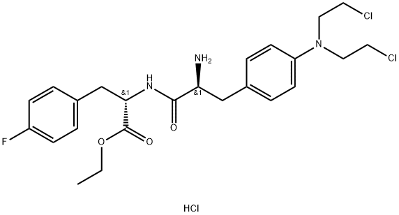Melflufen hydrochloride Structure